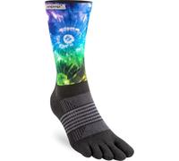 Injinji Women's Trail MiDWEIGHT CREW SPECTRUM-THE COURTNEY CREW HARDROCK M/L, multicolore, M-L