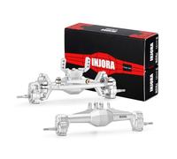 INJORA +5mm Essieux Portail en Diamant avec Support de Servo Lay Down & Liens pour 1/18 RC Crawler TRX4M Upgrade