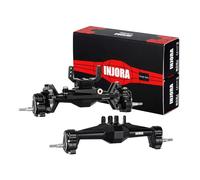 INJORA +5mm Essieux Portail en Diamant avec Support de Servo Lay Down & Liens pour 1/18 RC Crawler TRX4M Upgrade
