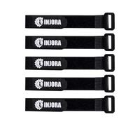INJORA 5PCS 20 * 2cm Sangles Antidérapantes pour Batterie pour Voiture RC Crawler