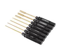 INJORA 7PCS HSS Hexagone Tournevis Noix Hexagonale Clé à Conducteur Kit D’Outils RC pour 1/18 1/24 RC Mini Crawler Voiture SCX24 TRX4M FCX24