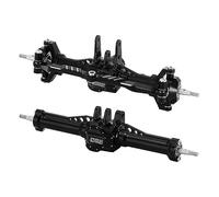 INJORA Assale Posteriore Anteriore +4mm Esteso Alluminio CNC Asse per TRX4M Upgrade 1/18 RC Crawler