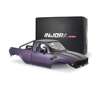 INJORA Carrosserie Rigide avec Intérieur pour Graviteur RC 1/10,Violet