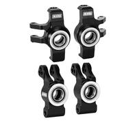 INJORA Fusées de Direction et Fusées Arrière en Aluminium pour 1/16 ARRMA Mojave GROM 1/12 Losi Nascar Amélioration