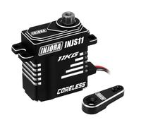 INJORA INJS11 Servo sans noyau haute tension avec klaxon en aluminium pour mise à niveau 1/18 HPI Venture18