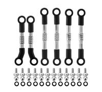 INJORA Jeu de Liens Réglables en Acier Inoxydable pour 1/24 Buggy Losi Micro-B 1/28 Micro-T Upgrade