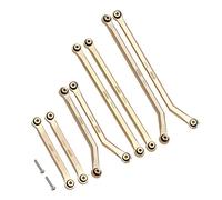 INJORA Kit de 4 Liens Avant Surélevés 43g en Laiton pour SCX24 Gladiator Dodge Power Wagon 1/24 Voiture RC Crawler Axial AXI00005, 8PCS