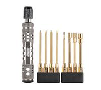 INJORA Kit d'Outils RC Clé Allen à Changement Rapide Tournevis Hexagonal Ecrou Hexagonal pour Crawler RC 1/18 1/24 Axial SCX24 AX24 FMS FCX24 TRX4M