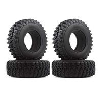 INJORA RC Pneus 4pcs 1,9 Pneus RC Crawler Pneus Set pour 1:10 RC Rock Crawler Axial SCX10 SCX10 III AXI03007 D90 TF2 MST Tamiya