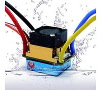 INJORA RC Régulateur de Vitesse 480A Imperméable Brossé ESC avec 6V/3A Bec RC Contrôleur de Vitesse for 1:10 RC Crawler SCX10 D90 Traxxas Tamiya HSP