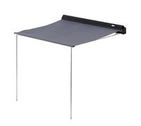 INJORA RC Voiture Décoration Accessoires 1/10 Échelle Tente de Camping Auvent d'ombrage Upgrade Parts pour 1:10 RC Crawler Car Traxxas TRX4 Axial SCX10 90046 (Noir)