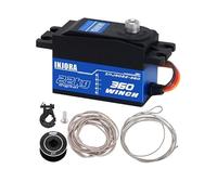 INJORA Servo Numérique 22KG 360° avec Treuil Standard 23T/25T pour 1/10 RC