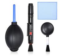 INJOYTEC Kit de nettoyage pour poussière - Souffleur d'air - Brosse souple - Stylo de nettoyage pour objectif d'appareil photo, écrans LCD CCD, microscope, télescope, claviers, guitares et plantes
