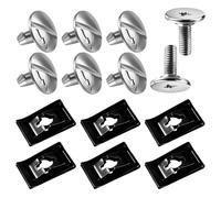 INJOYTEC Lot de 14 vis à goupilles de couvercle inférieur du moteur et clip d'accès de qualité supérieure pour radiateur 90674-TY2-A01 - Protections de carter moteur compatibles avec Honda Civic