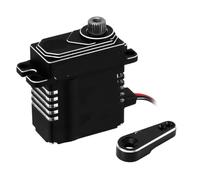 Injs11 Tension de Tension sans Notation avec Support en Aluminium et Corne Compatible avec 1 véhicules à l'échelle comme I Venture18(Servo and Horn)