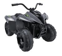 INJUSA - Quad Électrique Kawasaki KFX90 pour Enfants de 3 à 5 Ans | Batterie 6V | Pédale Accélérateur | Marche Arrière | Frein Électrique | Vitesse 5 km/h | Licence Kawasaki | Couleur Gris (7705)