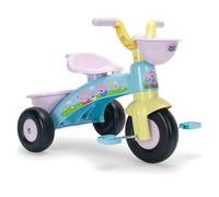 INJUSA Tricycle Enfant 1-3 Ans Trico Max Peppa Pig - Tricycle Bébé avec Pédales, Double Panier Avant et Arrière, Roues Stables, Siège Ergonomique, Léger et Compact