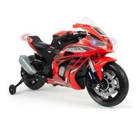 Moto Électrique pour Enfants 3-6 Ans Honda CBR 12V - Moto à Batterie pour Enfants avec Roues de Soutien - Lumières et Sons - Licence de Marque Honda - INJUSA