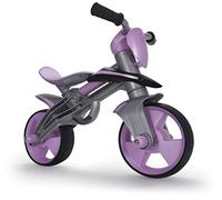 INJUSA - Vélo sans Pédales Jumper | Trotteur pour Enfants +2 Ans | Moto Porteur avec Châssis en Aluminium | Bandes en Caoutchouc sur Les Roues | Casque Inclus | Couleur Rose (502)