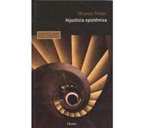 Injusticia EpistMica - [Livre en VO] Fricker, Miranda (Auteur)