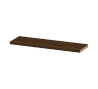 INK 35d étagère 120x35x3.5cm façade biseautée pour niche mfc cuivre chêne 1258815