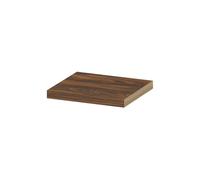 INK 35d étagère murale - 40x35x3.5cm - bord avant chanfreiné - pour niche - MFC Noyer 1258892