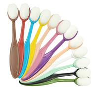 Ink Blending Brushes Lot de 12 pinceaux ovales pour peinture - Pinceaux à encre - Mélange de couleurs colorées - Pour l'artisanat