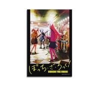 Ink blot Poster sur toile de l'anime Bocchi The Rock - Décoration murale pour salon, chambre à coucher - 50 x 75 cm - Style sans cadre