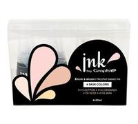 Graph'it – Set d'encre de recharge pour marqueurs à alcool – Skin Colors – 4 flacons de 25 ml