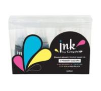 Ink By Graph'it 4 Recharges D'encre Primary Colours