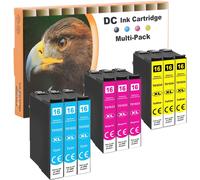 Ink Cartridges Replacement for Epson 16 16XL for Epson Workforce WF-2750 WF-2760 WF-2660 WF-2650 WF-2630 WF-2540 WF-2530 WF-2510 WF-2010 (3 Cyan/3 Magenta/3 Yellow, 9-Pack)