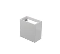 Ink contra/enter meuble fountain p2o porte sans poignée laquée à charnière universelle 40x22x40cm blanc brillant 1222200