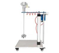 Ink Dissolver Agitator Paint Stirring Machine Pneumatic Bracket Mixer 1/4HP Automatic Lifting Air Agitator Commercial Pneumatic Mixer
