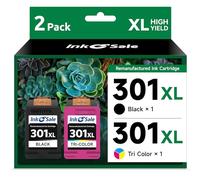 INK E-SALE 301XL Patronen Multipack Compatible für HP 301 - Noir Couleur