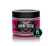 INK-EEZE Pommade de tatouage rose pour artistes et après-soin, huiles essentielles, végétalien, sans cruauté envers les animaux, fabriquée aux États-Unis, chewing-gum, 170 g