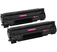Ink Inspiration 2 Compatibles Toner Laser pour HP Laserjet Pro P1606 P1606DN P1600 P1560 P1566 M1536DNF M1536 MFP & Canon LBP-6200D | Remplacement pour HP CE278A & Canon CRG 726 | 2100 Pages