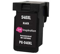 Ink Inspiration Noir Cartouche d'encre Remanufacturée pour Canon PG-540XL MG4250 MG3550 MG3250 MG3150 MX395 MX535 MG4150 MG3650 MG2250 MG2150 MX525 MX475 MX455 MX435 MX375