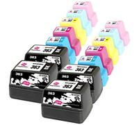 Ink Inspiration® Remplacement pour HP 363 Cartouches d'encre 14 Pack, Utiliser avec HP Photosmart C7280 C8180 C5180 C6180 C6280 C7180 3310 3210 3110 8250 D6160 D7160 D7260 D7460