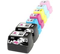 Ink Inspiration® Remplacement pour HP 363 Cartouches d'encre 7 Pack, Utiliser avec HP Photosmart C7280 C8180 C5180 C6180 C6280 C7180 3310 3210 3110 8250 D6160 D7160 D7260 D7460