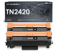 Ink Inspiration TN2420 Compatible avec DCP-L2530DW Noir Cartouche de Toner Remplacement pour TN-2420 TN2410 pour Brother HL-L2310D HL-L2350DW HL-L2375DW MFC-L2710DW MFC-L2750DW | 2-Pack