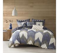 INK+IVY Parure de lit Alpin Bleu Marine, lit Double/Grand lit