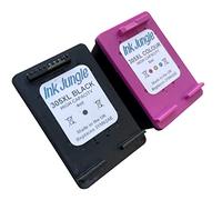 Ink Jungle Cartouches d'encre rechargeables 305XL pour HP DeskJet 2710 2710e 2720 2720e 2721 2721e 2722 2722e 2723 2724 4110e 4120e 4122e 4130e HP DeskJet Plus 4110 Noir et couleur 4120 Imprimante