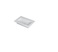 INK Kraft lavabo - 70x45x1cm - 1 bassin - 0 trous de robinet - blanc mat 3417201