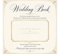 Ink & Light - wedding guest book: A Beautiful Wedding Keepsake for Memories, Love, Advice & Wishes