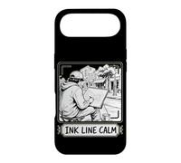 Ink Line Calm Croquis Urbain Architecture Encre Coque pour iPhone Air