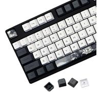 Ink Lotus Lot De 140 Touches De Profil Oem Pbt Teinture Par Sublimation Pour Claviers Mécaniques De Jeu Ansi/Iso Cherry Mx Switch Gk61/68/87/96/104/108 (Avec Barre D'Espace 6,25 U)