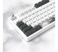 Ink Lotus, Lot de 140 touches personnalis?es pour clavier de jeu, PBT OEM Profil? Teinture par sublimation ANSI/ISO avec extracteur de touches pour clavier Gateron Kailh Cherry MX 104/87/74/61