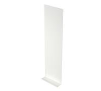 INK Note etagère 20x6x72cm pour lave-mains acier blanc brillant 1901500