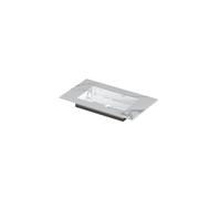 INK Post lavabo - 80x45x1cm - 1 lavabo - 0 trous de robinet - céramique Statuario brillant 0210023