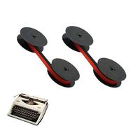 Ink Ribbon for DIN 2103-53 mm Diameter, Compatibles avec Modèles Classiques et Modernes Olivetti, 7 Mètres Chacun, Couleurs Noir et Rouge, Installation Facile et Résultats Professionnel (2)